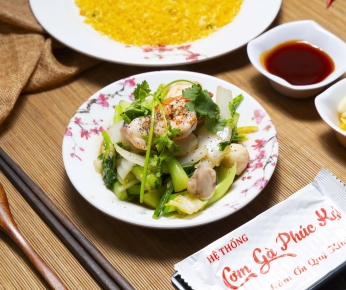 Cơm Tôm Xào Cải
